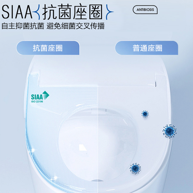 海尔智能马桶盖智能遥控·即热暖风·离座冲水款DF-65独立双水路清洗更洁净高清大图