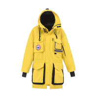 子沫雨JMOORY2020新款军工装羽绒服女中长款情侣款韩版户外明星同款外套潮