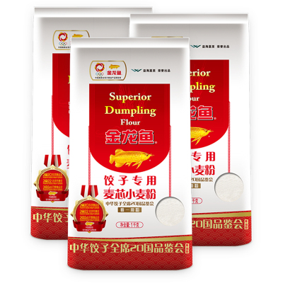 金龙鱼饺子专用麦芯粉1kg*3