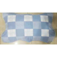 维科家纺 蓝白方格棉枕巾LFG-2