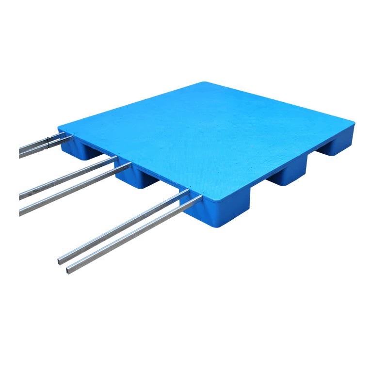 宁储 塑料托盘 平板九脚托盘 120*120*14cm+6钢 单位:张高清大图