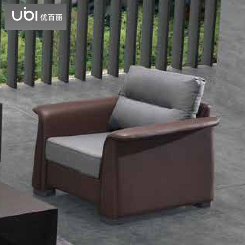 优百丽 F-675 办公室沙发 办公家具 会客接待 现代简约家具 颜色尺寸可定制高清大图