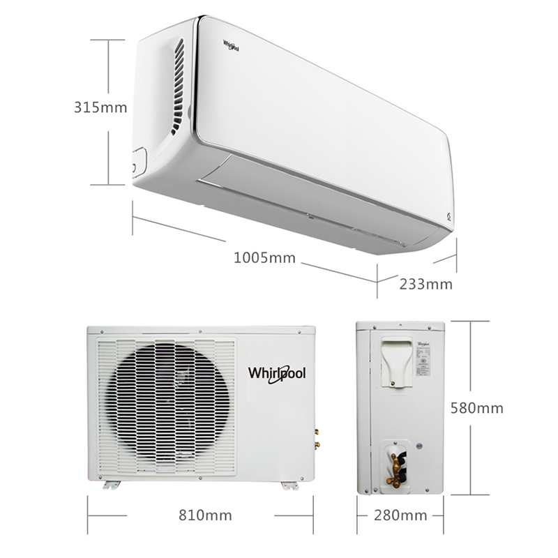 惠而浦(Whirlpool) 2匹P 定频 锋范ASH-50CC3 智能精控自清洁清爽除湿 冷暖 挂机空调