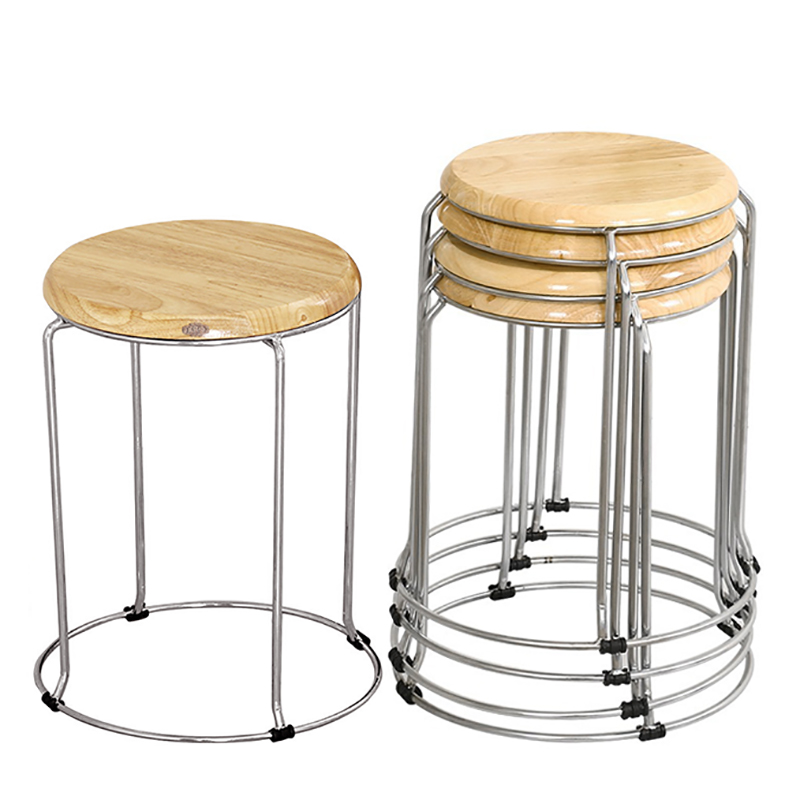 广亿隆简易办公椅圆凳子板凳便携椅子可叠放高清大图