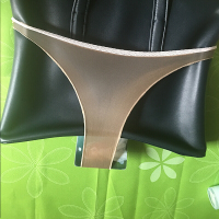 男士丝袜内裤情趣性感透视i内裤带JJ套男女通用情趣撸管cd伪娘内裤男士肤色【带jj套】均码_1 默认尺寸 女士肤色【不带套】