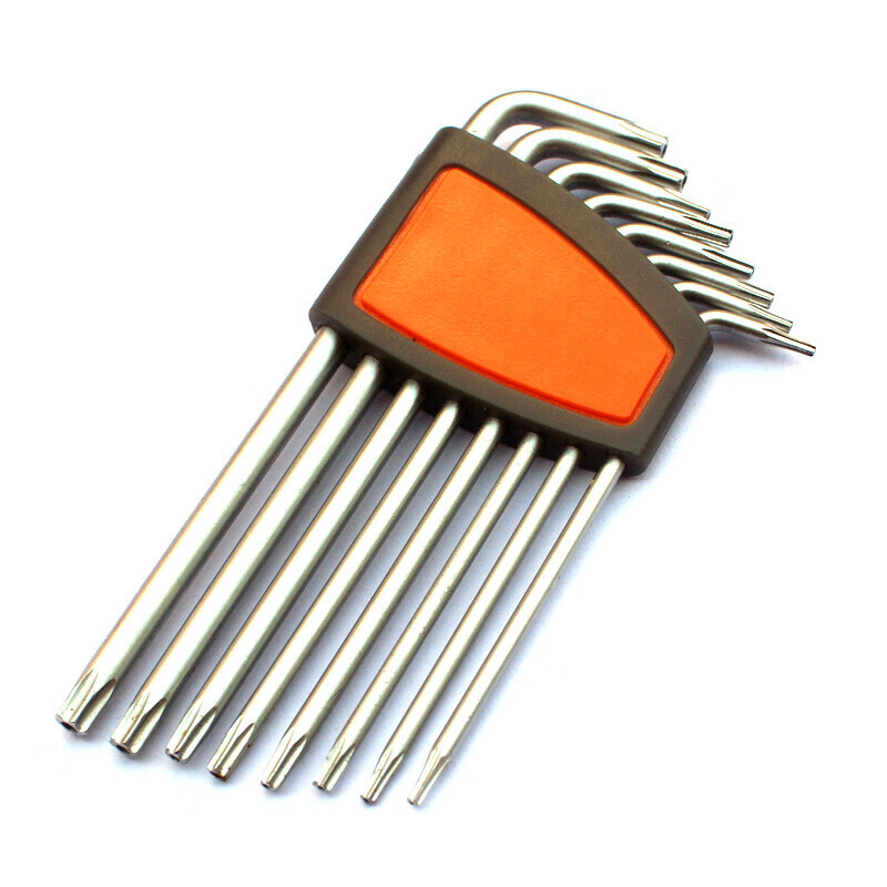 钢盾(SHEFFIELD) S050015 8件套L型加长扳手T6-T25[家用]高清大图