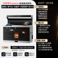 1.35米【燃气灶+电磁炉】油烟机+柴火灶+左消毒右蒸烤-
