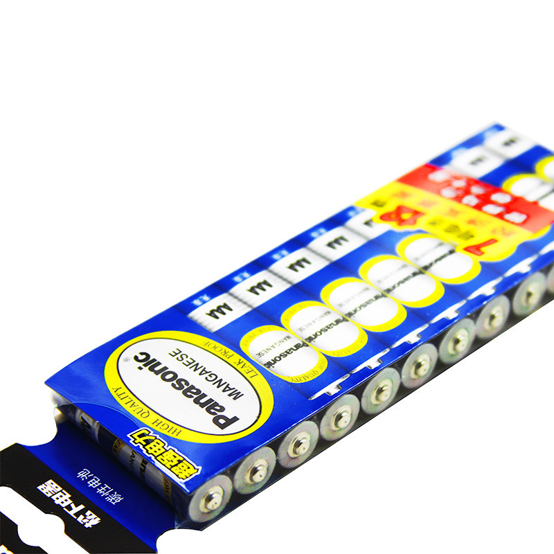 松下Panasonic正品碳性7号七号干电池12粒干电池儿童玩具体重秤批发遥控器鼠标电池高清大图