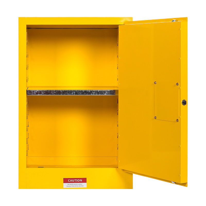 臻远zyaqg-y12工业安全柜防爆柜化学品实验柜易燃液体存储柜 12加仑黄色高清大图