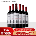 干露阿根廷进口红酒风之语藏酿马尔贝克干红葡萄酒六支整箱750ML
