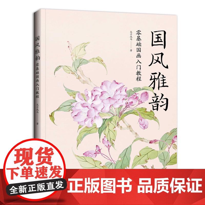 国风雅韵 零基础国画入门教程 人气画师太子洗马多年教学心得结晶 详细画面结构几何拆分解析法 零基础学国画 国画入门初级教高清大图