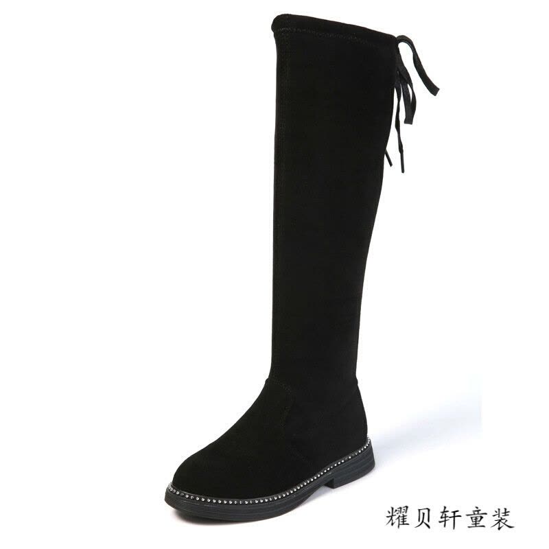 迪鲁奥(DILUAO)女童长靴小孩1-12岁2女宝宝3保暖4儿童棉鞋56高筒7皮鞋8秋冬2021新款图片