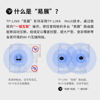 TP-LINK 易展mesh分布式路由 TL-WDR7650千兆易展版 两只装[适合3-4房大平层]1900M双频千兆无线路由器 5G智能家用全千兆端口 光纤宽带大户型WIFI穿墙