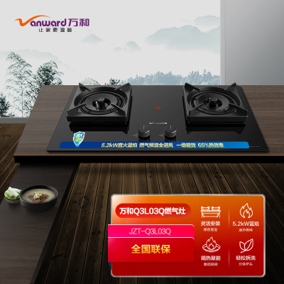 【大单编码】万和【龙燚火】 JZT-Q3L03Q-12T 台嵌两用燃气灶 天然气