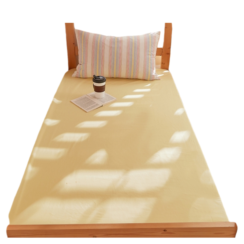 铭思沃床笠 四件套200*220*30cm 黄蓝 套高清大图