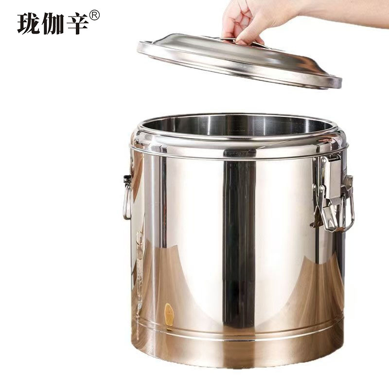 珑伽辛 304不锈钢保温桶饭桶 70L/个高清大图