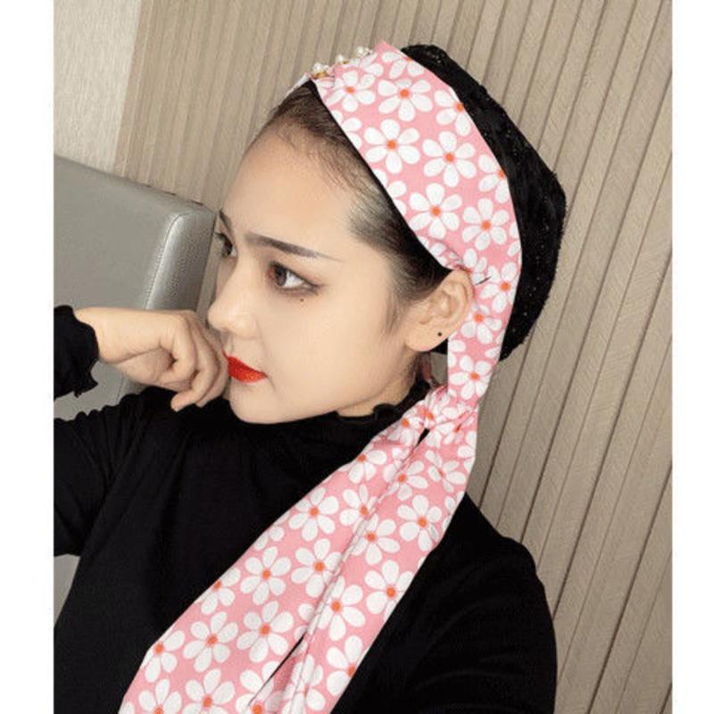 穆斯林纱巾夏季新款印花薄款飘带帽子回族女时尚休闲盖头防晒头巾圆点