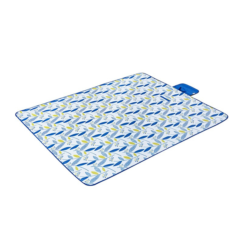 维仕蓝清新防潮野餐垫145*180cm WA8065/张 蓝色高清大图