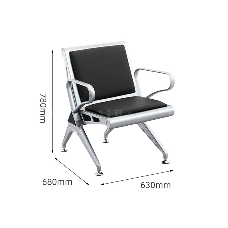 翌嘉YJ4121014 机场椅连排椅银行等候椅长椅医院候诊椅公共座椅 单人位高清大图