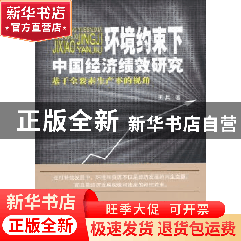 正版 环境约束下中国经济绩效研究:基于全要素生产率的视角 王兵图片