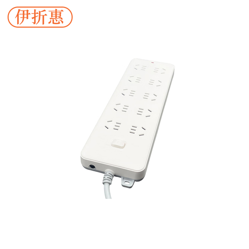 伊折惠 YZHGW-0912 5米10插 接线板 (计价单位:个) 白色高清大图