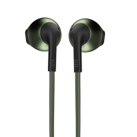 JBL TUNE205BT无线蓝牙耳机 运动耳机 T205BT半入耳式音乐耳机 带麦手机可通话 珊瑚绿