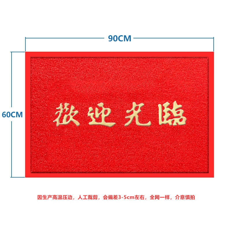 维诺亚定做欢迎光临门垫进门地垫商用入户门口迎宾脚垫店铺地毯定制LOGO高清大图