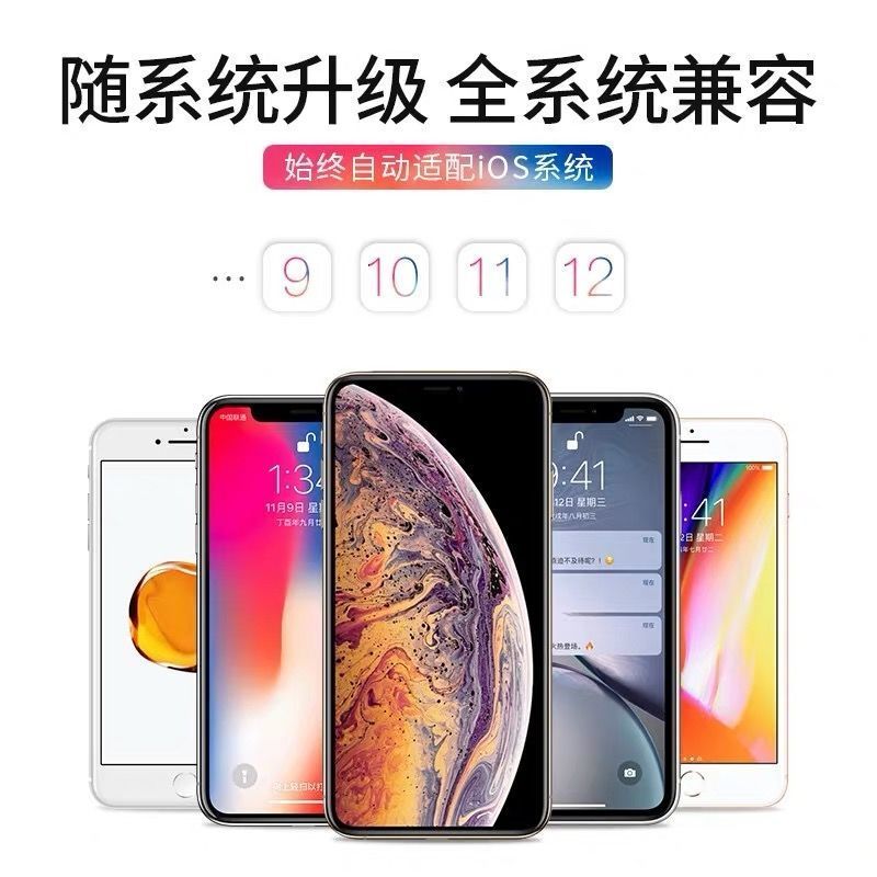 适配苹果充电器快充手机iphone6s/7代/8x/xr/11/5s充电头数据线|1.5米苹果线[两条装]
