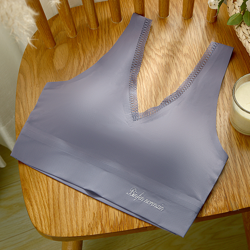 俞兆林yuzhaolin无痕文胸无痕薄款弹力美背内衣女跑步瑜伽背心式胸罩