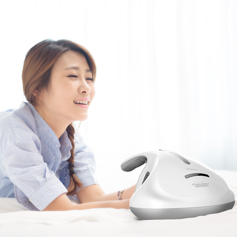 德尔玛(Deerma)吸尘器 CM300S UV紫外线除螨仪 小巧迷你 手持吸尘器家用 350W尘杯集尘吸尘扫地机