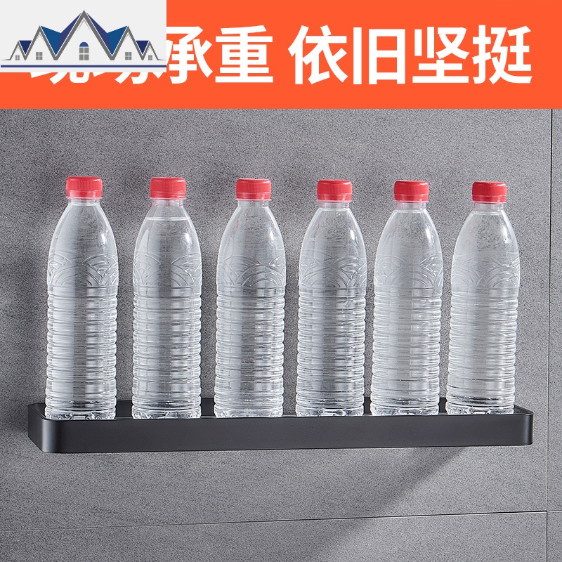 厨房置物架壁挂式免打孔家用太空铝调味调料收纳架子挂件 三维工匠高清大图