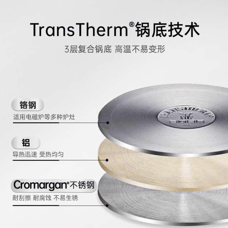 WMF 福腾宝 Astoria 24cm 汤蒸锅 CWMFtzg高清大图