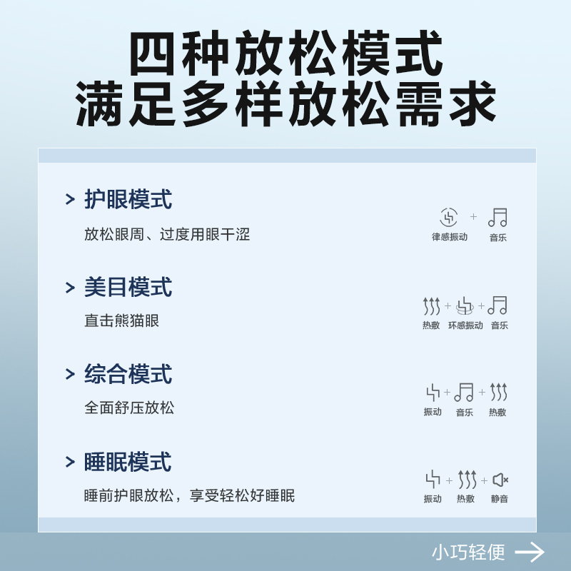 SKG 眼部按摩仪E4 Pro [王一博同款]恒温分区可视化护眼仪 热敷眼睛穴位按摩器!高清大图