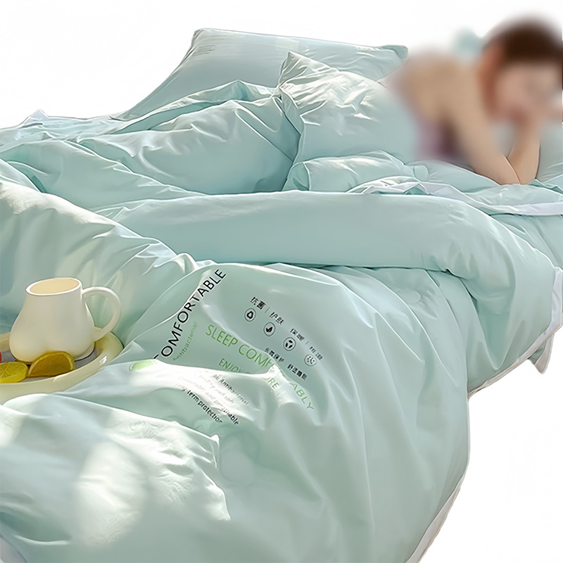 亿洛莱 空调被 150*200cm 条高清大图