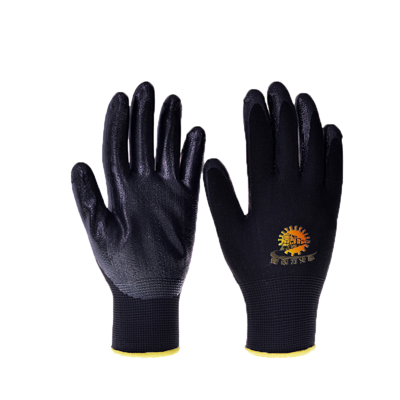 新动力火车 丁腈橡胶防滑手套 丁腈涂掌12副/包 包高清大图