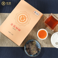 中茶黑茶园 黑茶 湖南安化 金花茯砖茶 金花MM手筑茯砖360g