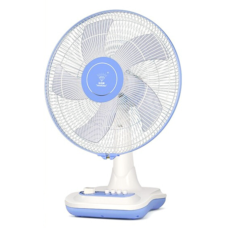 钻石牌diamond台式电风扇桌面风扇宿舍办公室转页扇铜芯电机学生客厅