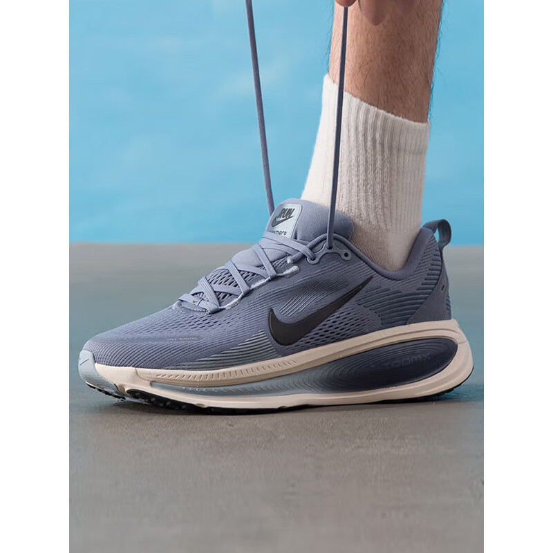 耐克(NIKE)男鞋 秋季新款AIR ZOOM VOMERO 18跑步鞋运动鞋 HM6803-402 深蓝/黑/白色 41码