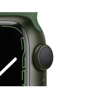 Apple Watch Series 7 GPS版 41mm 绿色铝金属表壳 苜蓿草色运动型表带