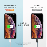 绿联 PD3.0充电器Type-C充电头18W快充头适用iPhone12苹果11ProMax/华为三星小米89手机数据线