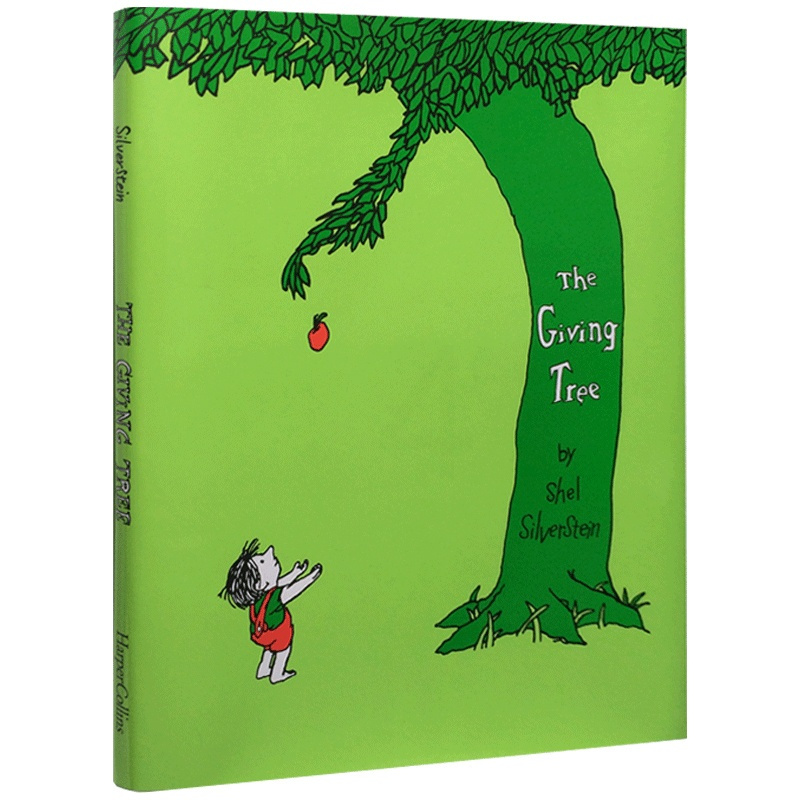 [正版] 爱心树 精装 英文原版绘本 The Giving Tree 亲子认知启蒙 英文版进口书籍 儿童学习英语家庭教育