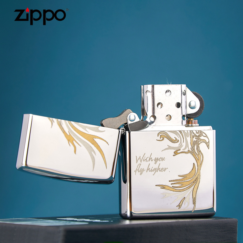 [苏宁自营]正品ZIPPO打火机正版之宝飞鸿纯铜煤油芝宝zipoo送礼男士
