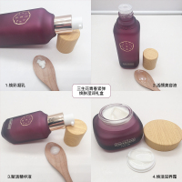 PECHOIN百雀羚三生花护肤套装青春紧弹焕肤滢润礼盒4件套 水100ml+乳100ml+精华30ml+霜50g保湿补水
