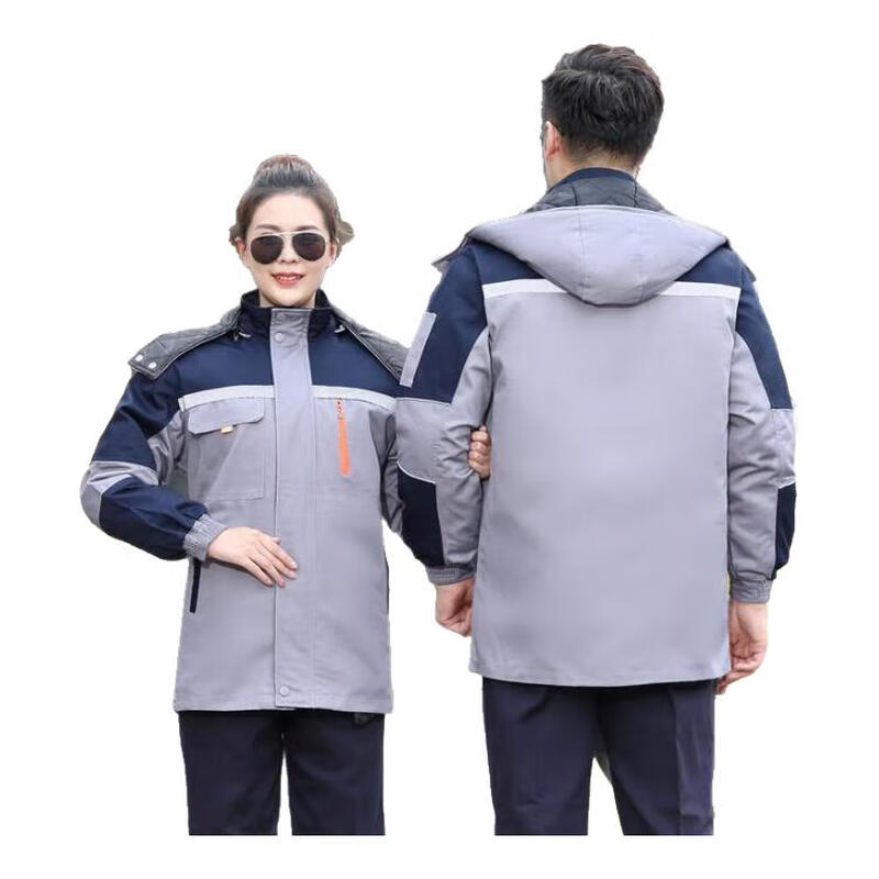 IRONROAD冬季工作服H49 套 灰艳蓝肩