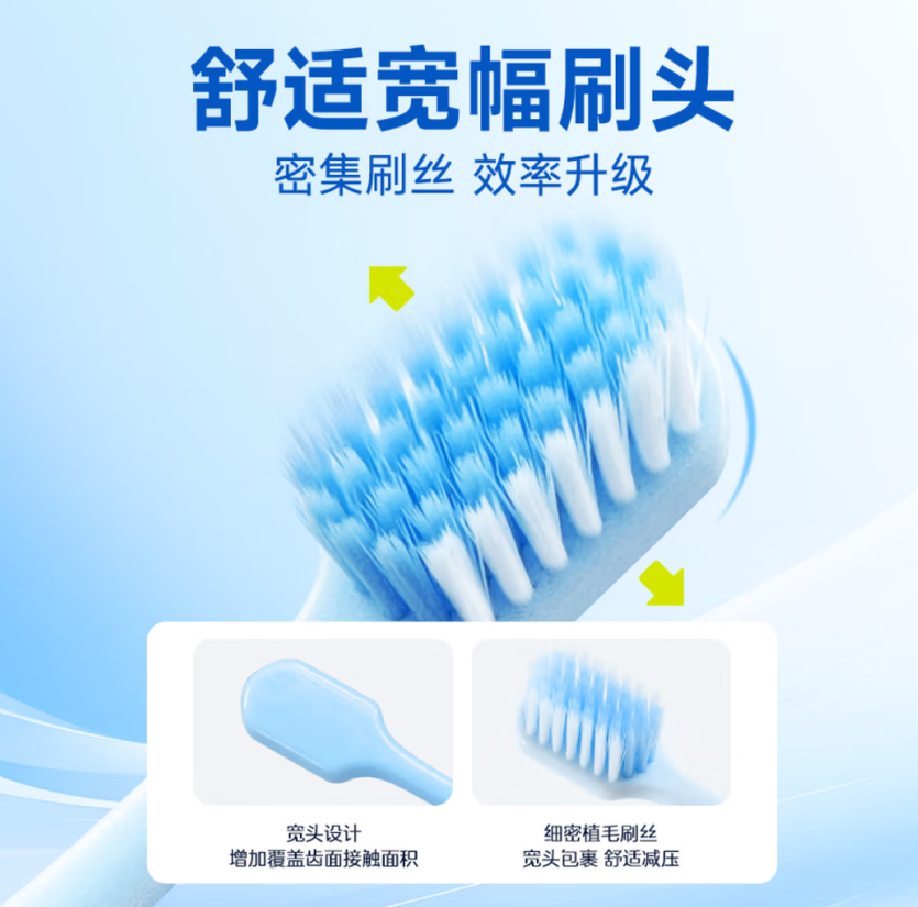 海氏海诺 PBT牙刷1支装高清大图