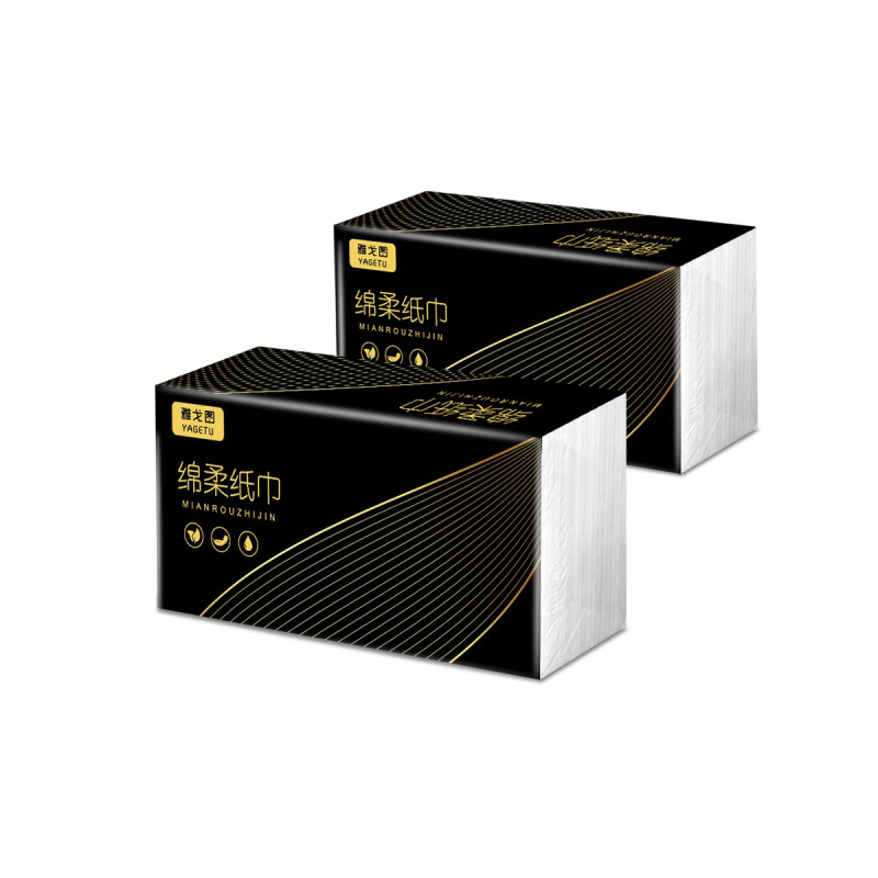 雅戈图(YAGETU)R-40 4层100抽/包 20包/箱 面巾纸抽纸 (计价单位:箱)高清大图