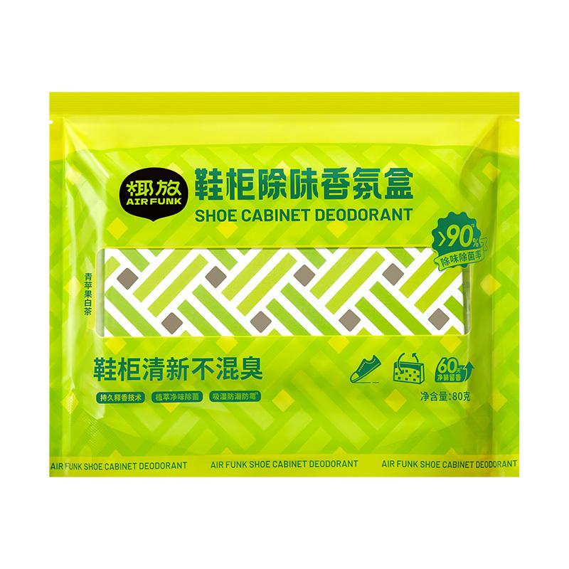 air funk(椰放)鞋柜除味香氛盒青苹果白茶 80g