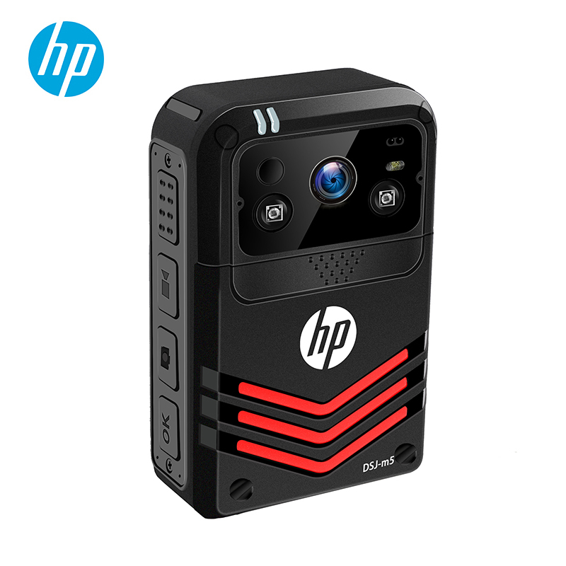 惠普 (HP)DSJ-M5 记录仪高清便携式网络WiFi无线传输GPS实时定位现场远程监控记录仪 官方标配128G