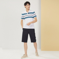 鄂尔多斯 1980春夏棉质男士T恤