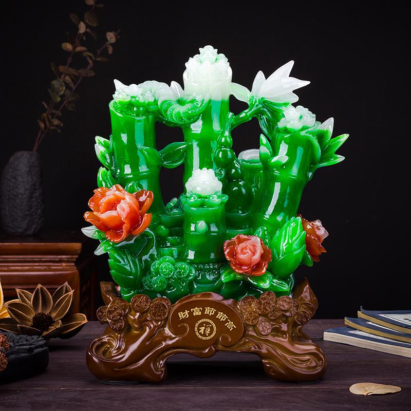 美帮汇财富节节高电视柜酒柜客厅摆件装饰品家居房间办公室开业礼品高清大图
